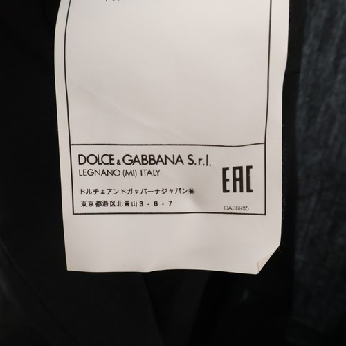 DOLCE & GABBANA STRIPE CHANGE 2B TAILORED JACKET BLACK G2LW5T Used 677d6a7fbe897 - Picture 7 of 8