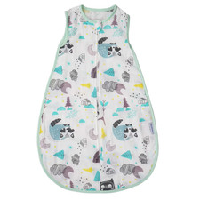 Baby Sleeping Sack Muslin Cotton Wearable Blanket 0.5 Tog ? Blue 0-3 Months