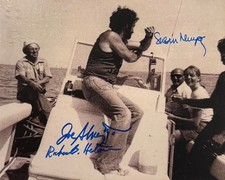 RARE Richard Helmer & Joe Alves & Susan Murphy Signed 8x10 photo Jaws w K9 COA