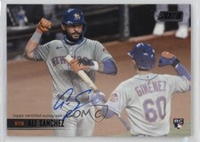 2021 Topps Stadium Club Auto Black Foil /25 Ali Sanchez #SCBA-ASA Auto 4z8