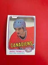 1981-82 O-Pee-Chee OPC #192 Mario Tremblay - Montreal Canadiens NRMT