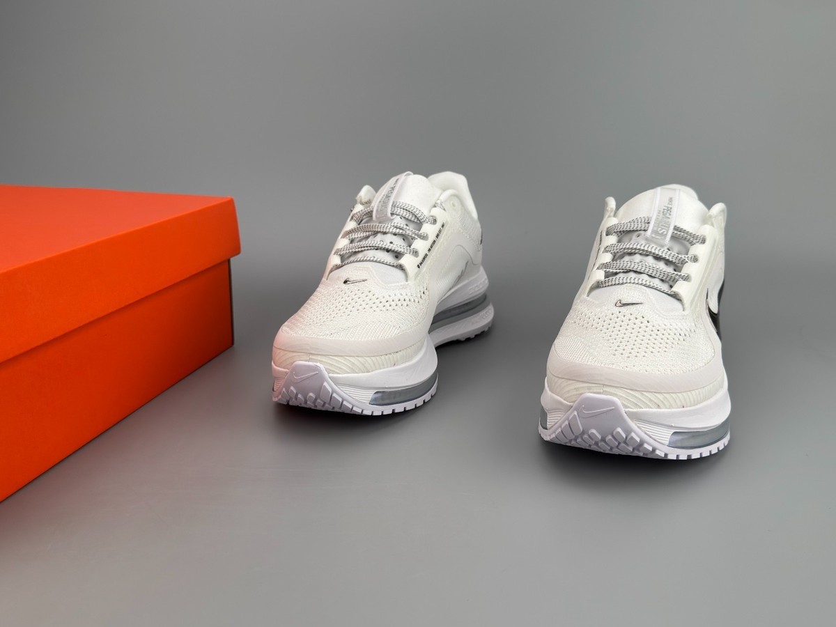 New Nike Air ZOOM Pegasus Premium White Metallic Silver Men's sneakers View 5