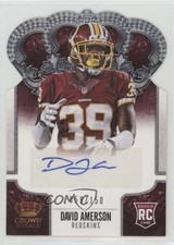 2013 Panini Crown Royale Silver Die-Cut Signatures 59/150 David Amerson Auto 2qw