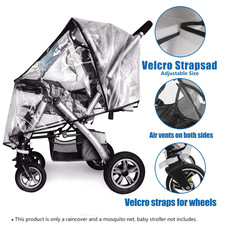 Stroller Rain Cover,Universal Stroller Accessory,Waterproof, Windproof Protec...