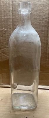 Vintage Embossed John Walker & Sons Kilmarnock Scotland Scotch Whiskey Bottle