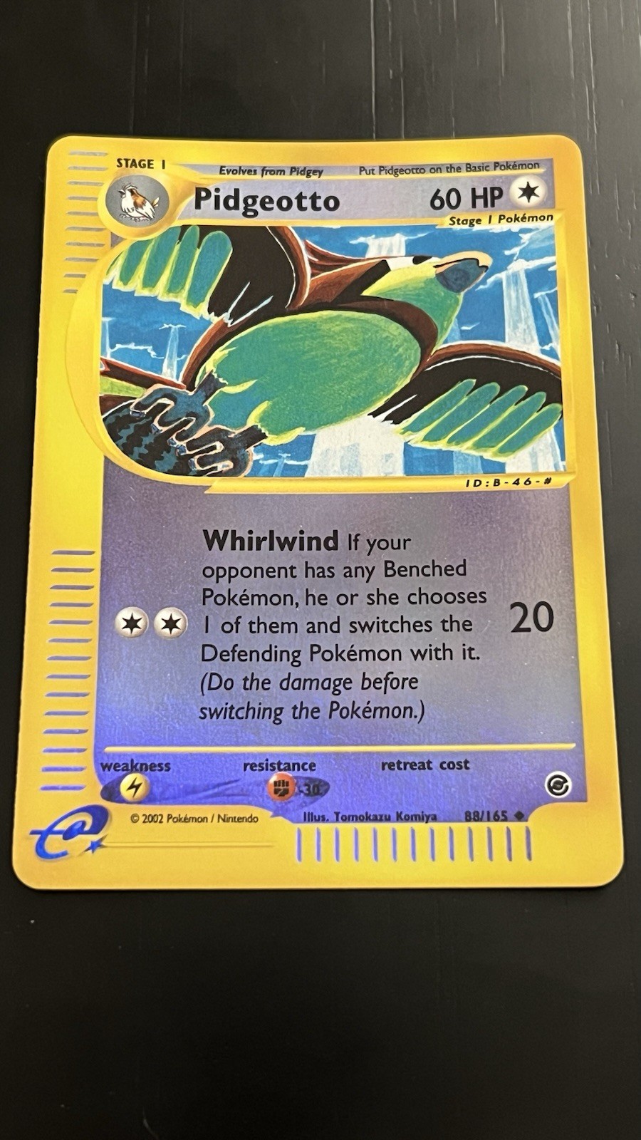 Pidgeotto 088/165 Mint Expedition Base Set Reverse Holo Pokemon TCG