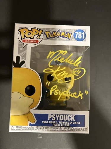 Michele Knotz Signed Funko Pop! Vinyl: Pokémon Psyduck 781