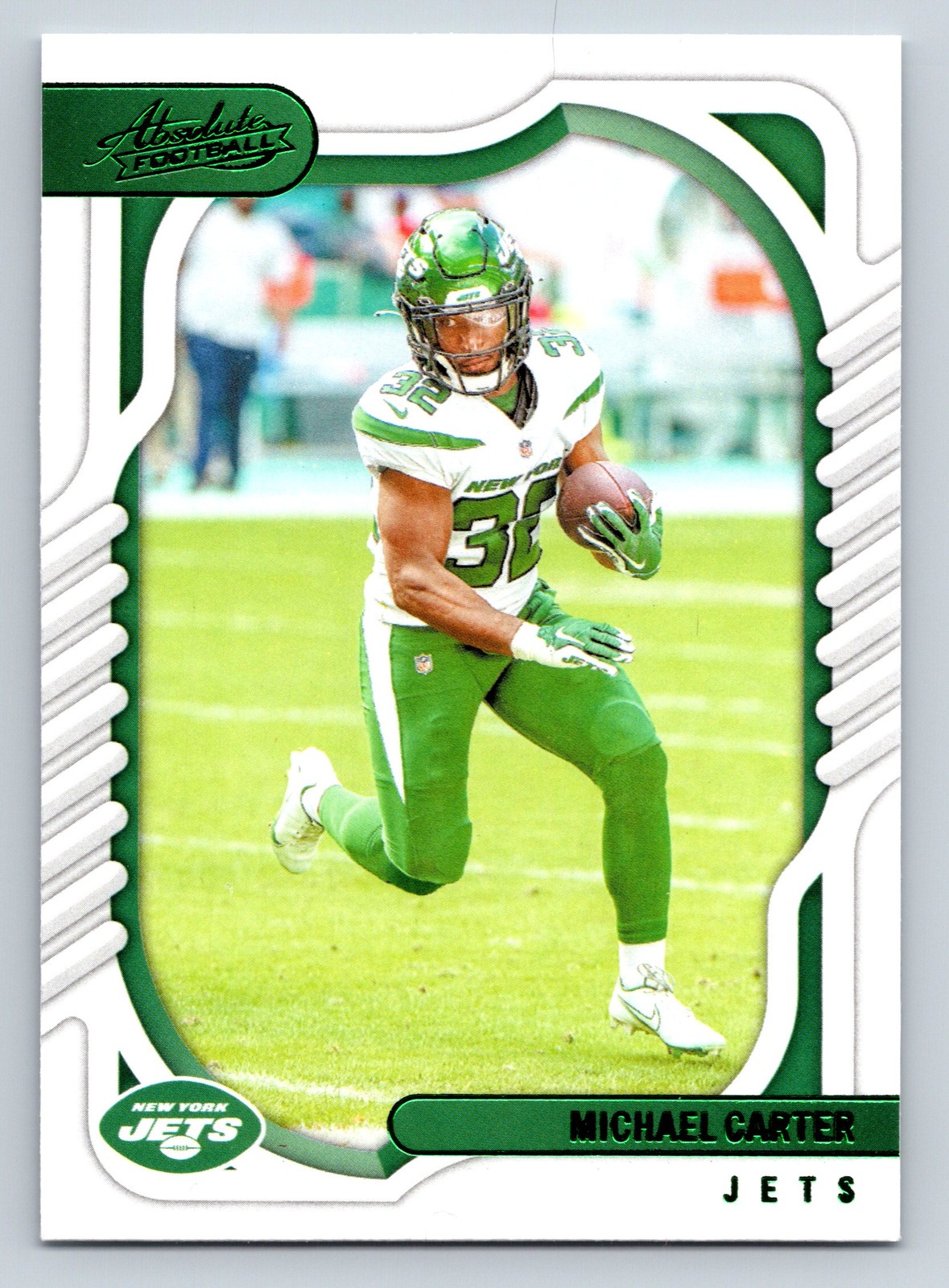 2022 Panini Absolute #100 Michael Carter Green New York Jets