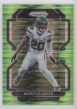 2021 Panini Prizm Neon Green Pulsar Prizm Marcus Maye #91 0l1b