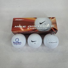 Rare HTF Retired Nike NDX Distance X Velocity Pack of 3 Golf Balls Brand New