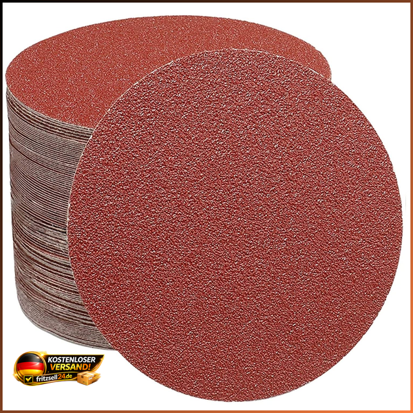 Schleifpapier 125Mm Klett 70 StüCk FüR Exzenterschleifer ZubehöR Werkzeug-image