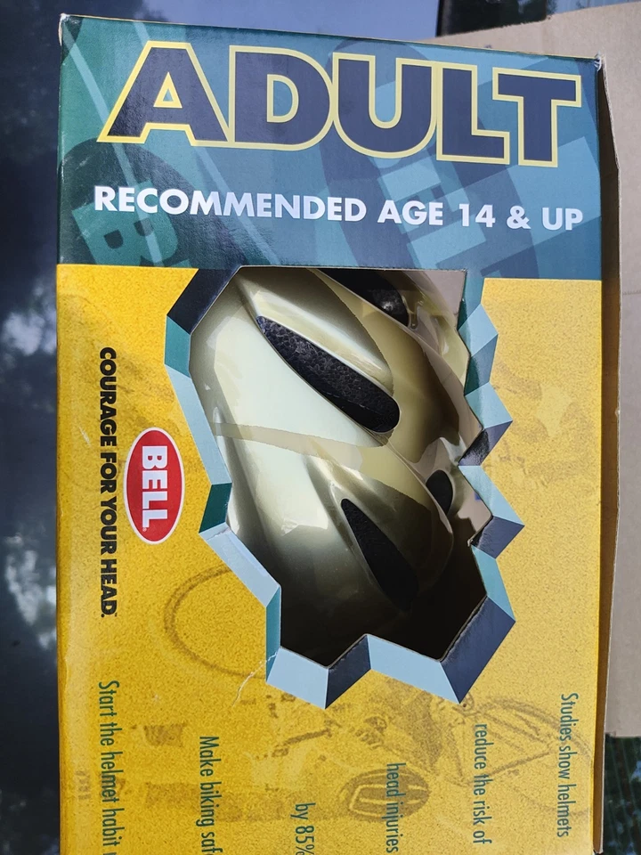 Casco de seguridad para bicicleta Bell Astra dorado X juegos talla adulto S/M 1998 patinador Y2K años 90  Foto 4 de 4