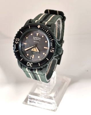 BLANCPAIN × SWATCH SCUBA FIFTY FATHOMS Green Abyss Automatic SO35G100 Dive Watch