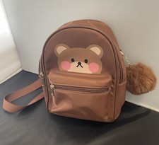 Kid Backpack With Bear Small Size Unisex