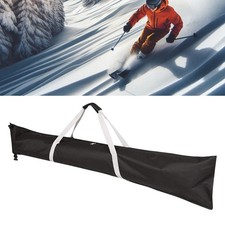 Compact Ski Storage Bag for Skis and Poles up to 185cm with Adjustable Straps