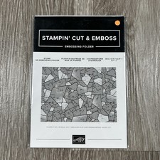Stampin' Up Stampin' Cut  Emboss, STONE 3D Embossing Folder, Retired 152317