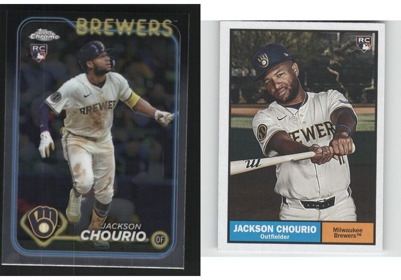 Jackson Chourio Baseball Card 2 Card LOT