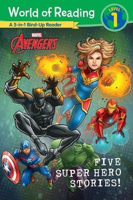 World of Reading: Five Super Hero S..., Marvel Press Bo