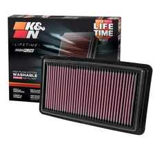 KN High-Flow Original Lifetime Engine Air Filter Increase Power Premium,