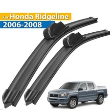 2Pcs Front Windshield Wiper Blades Set For Honda Ridgeline 2006-2008 24"+22"