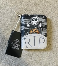 Loungefly The Nightmare Before Christmas Jack RIP Glow-In-The-Dark Mini Wallet