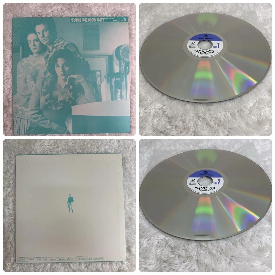Laserdisc Twin Peaks 29 episodes Complete Box David Lynch 15 Discs 1991 Tested Foto 4 de 4