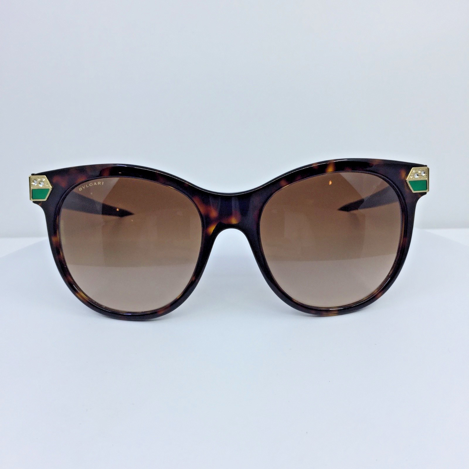 New Bulgari 8185-B Sunglasses 8185-B C. 504/13 Tortoise & Gold 55-19-145mm Italy