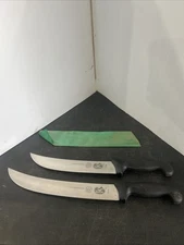 2-R H Forschner Co 803-10 & 803-12 Victorinox 10 & 12” Curved Blade Knife