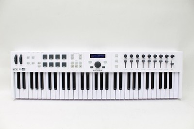 Arturia KeyLab Essential 61-Key MIDI Controller Keyboard - White