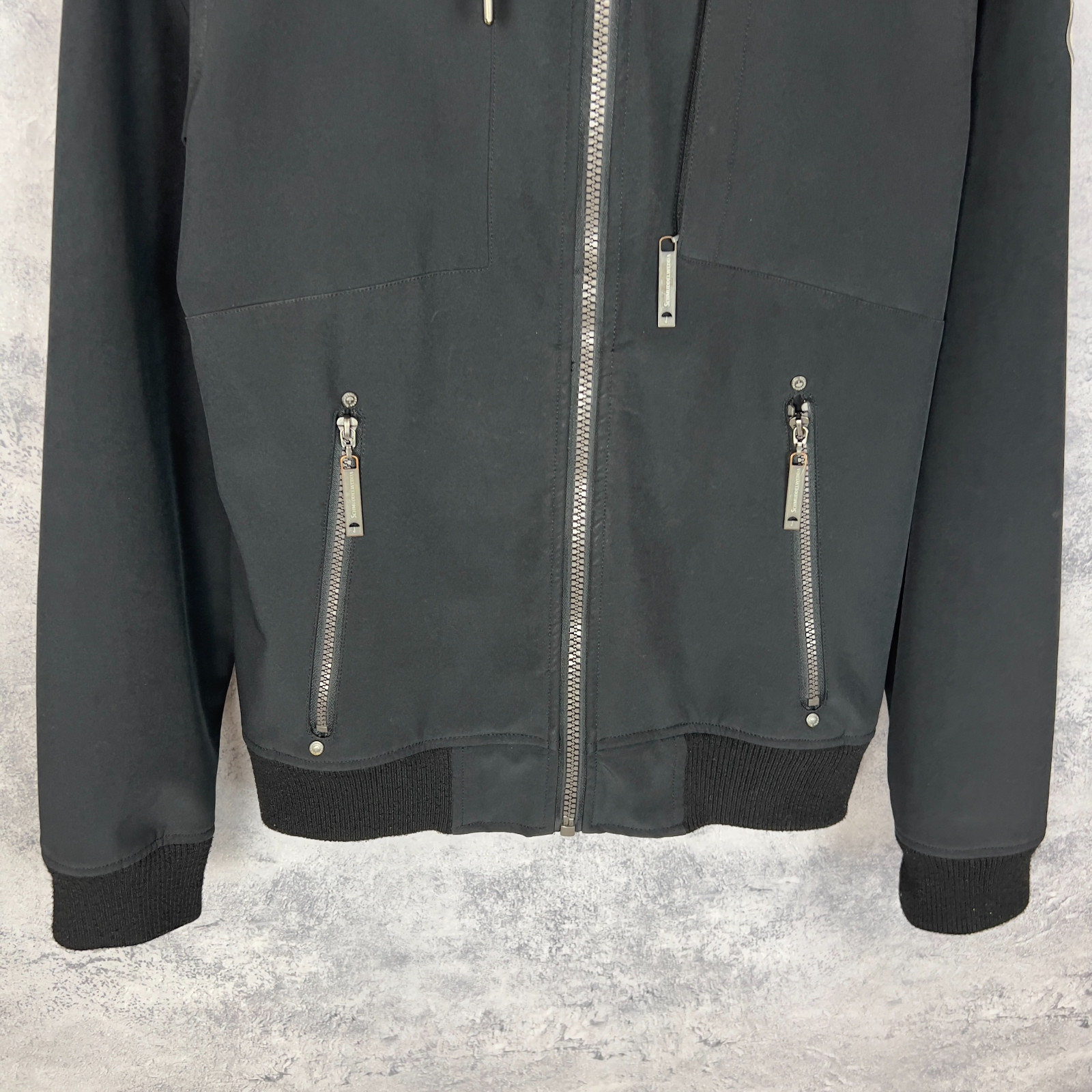 Schmuddelwedda Softshell Hooded Jacket Black Men’… - image 3