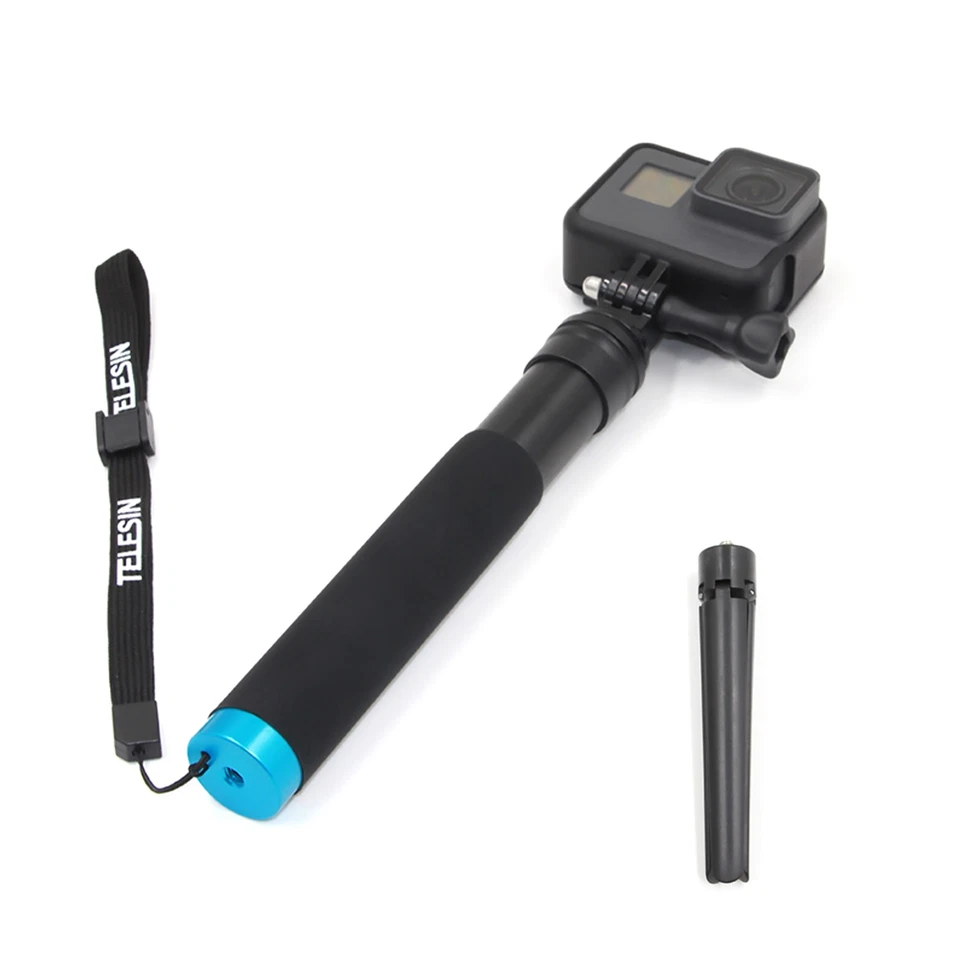 Aluminum Selfie Stick Holder Tripod Phone Strap For GoPro Hero 7 6 5 4 Camera - Image 4 of 4