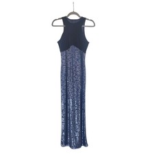 Gunne Sax Jessica McClintock Vintage Velvet Silver Metallic Gown Dress, Sz 3/4