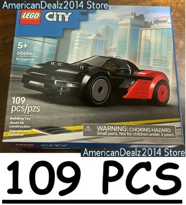 LEGO City EV Supercar Building Toy Set - 60486 NEW