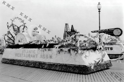 1920's Atlantic City NJ. Miss. America Boardwalk Parade 4x6 photo
