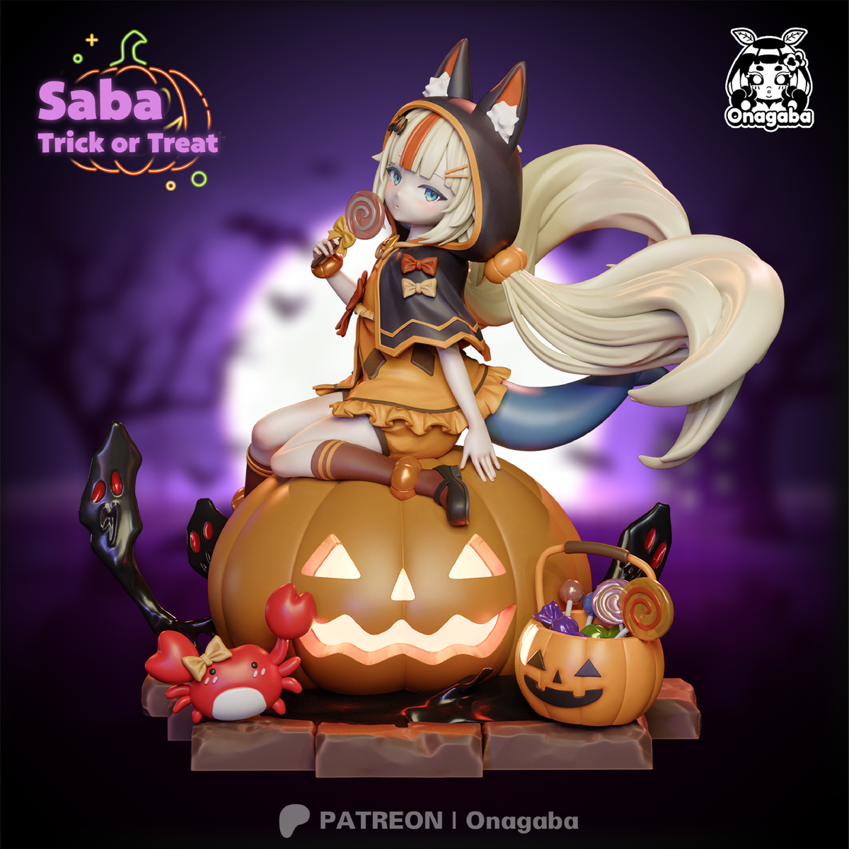 Pumpkin Spice Saba 1/7 Scale Figure Resin Model Garage Kit | eBay