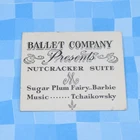 Ballet Company Program 989 Ballerina Vintage 1960's Barbie Accessory