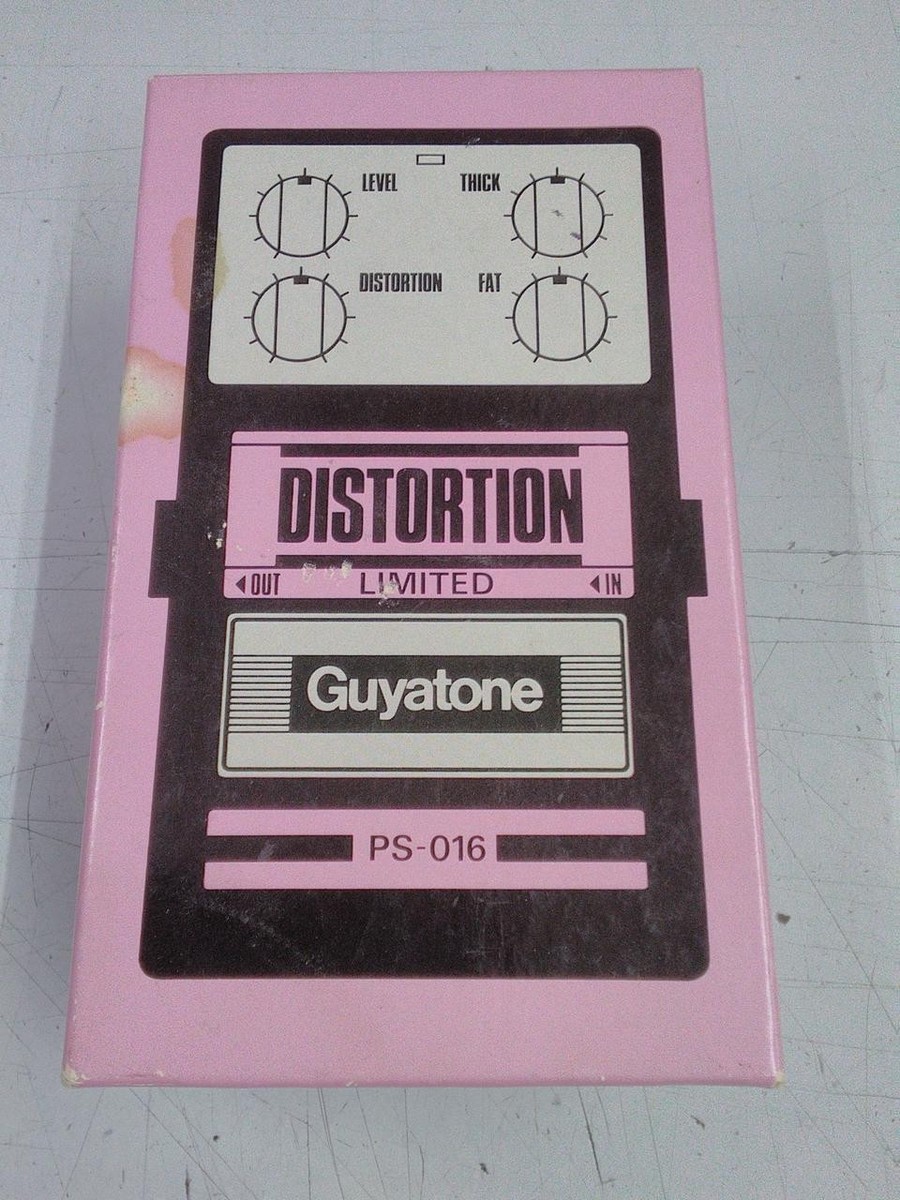 Guyatone　PS-016 ディストーション　箱・取説付き　日本製 グヤ ディストーション Guyatone PS-016 DISTORTION LIMTED