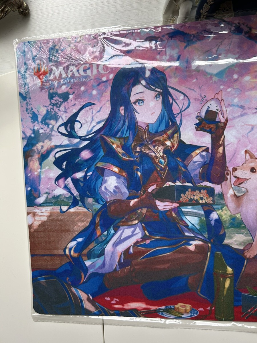 MTG Wandering Emperor cherry blossoms viewing Playmat