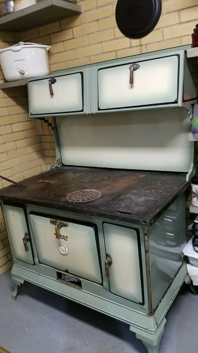 Early 20th century wood cook stove by Range Qualified | eBay