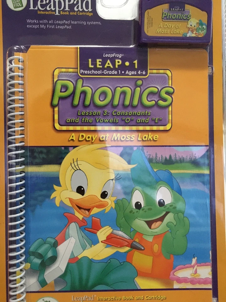 LeapPad Leap 1 Phonics A Day at Moss Lake Lesson 3 New Sealed Home School - Image 2 of 4