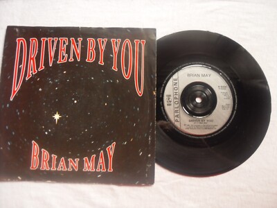 BRIAN MAY (Queen) DRIVEN BY YOU PARLOPHONE RECORDS UK 7'' VINYL SINGLE  in P/S