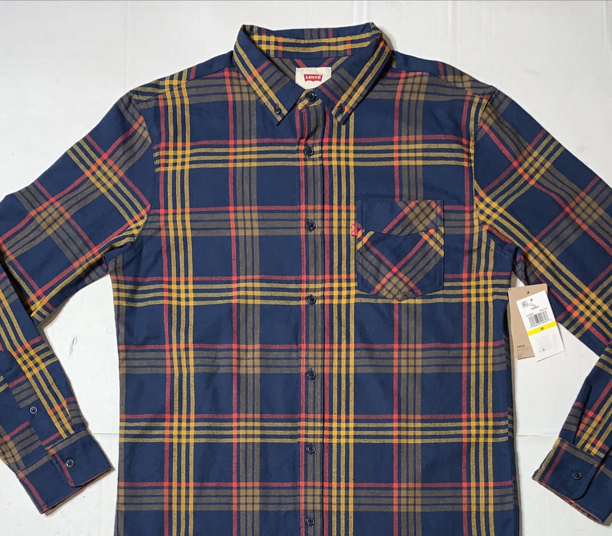 Levi's men's 2025 checkered casual shirt