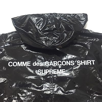 NWT Supreme Comme des Garcons SHIRT CDG Black Fishtail Parka