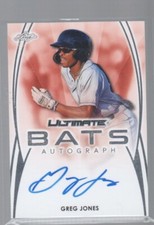 GREG JONES 2019 LEAF ULTIMATE BATS AUTO CARD #UB-GJ1