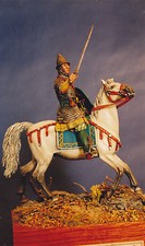 AITNA MODEL 54C01 - RUSSIAN HORSEMAN XIII CENTURY - 54mm WHITE METAL