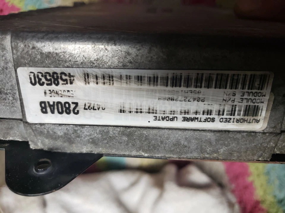 ✅ Plymouth Grand CARAVAN Voyager 2000 Motor Computadora Brain Box OEM P04727280AB Foto 2 de 4