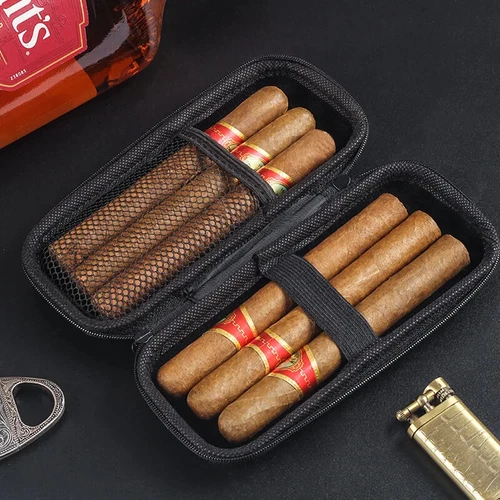 1X Estuche Portátil para Puros Ligero Bolsa de Almacenamiento de Viaje Bolsa Encendedor de Puros CALIENTE - Imagen 9 de 14