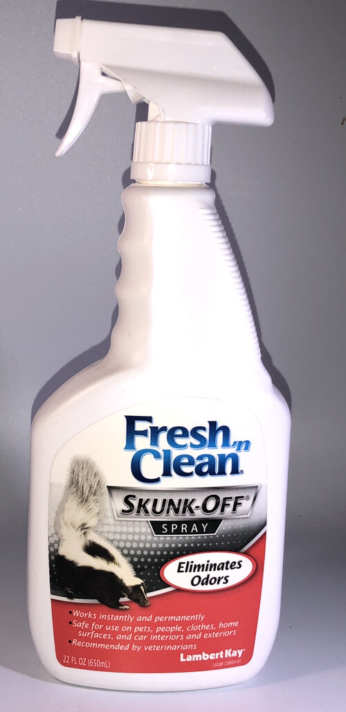 Fresh-n-Clean Skunk-Off Spray 22 Oz Eliminates Odors-BRAND NEW-SHIP SAME BUS DAY
