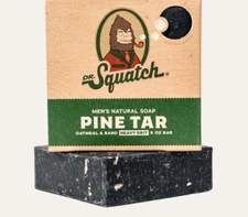 NEW Unopened Dr. Squatch Pine Tar Soap for Men - 5oz (Pack of 2)