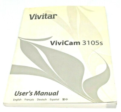Vivitar Vivicam 3105s Users Manual  Bin-1